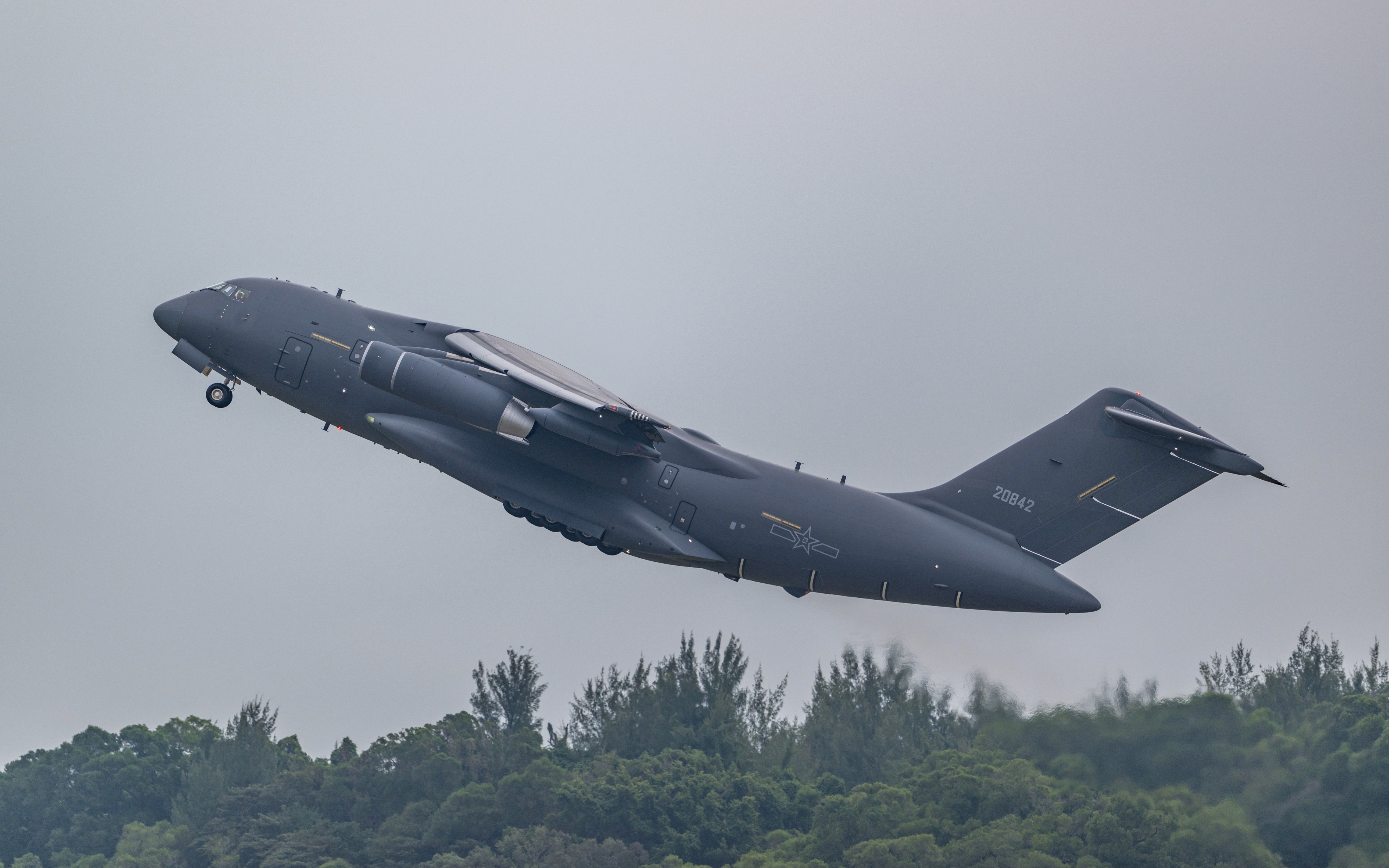 「4k60p」2022珠海航展第一日"运油20"短距离起飞,较全飞行表演全记录