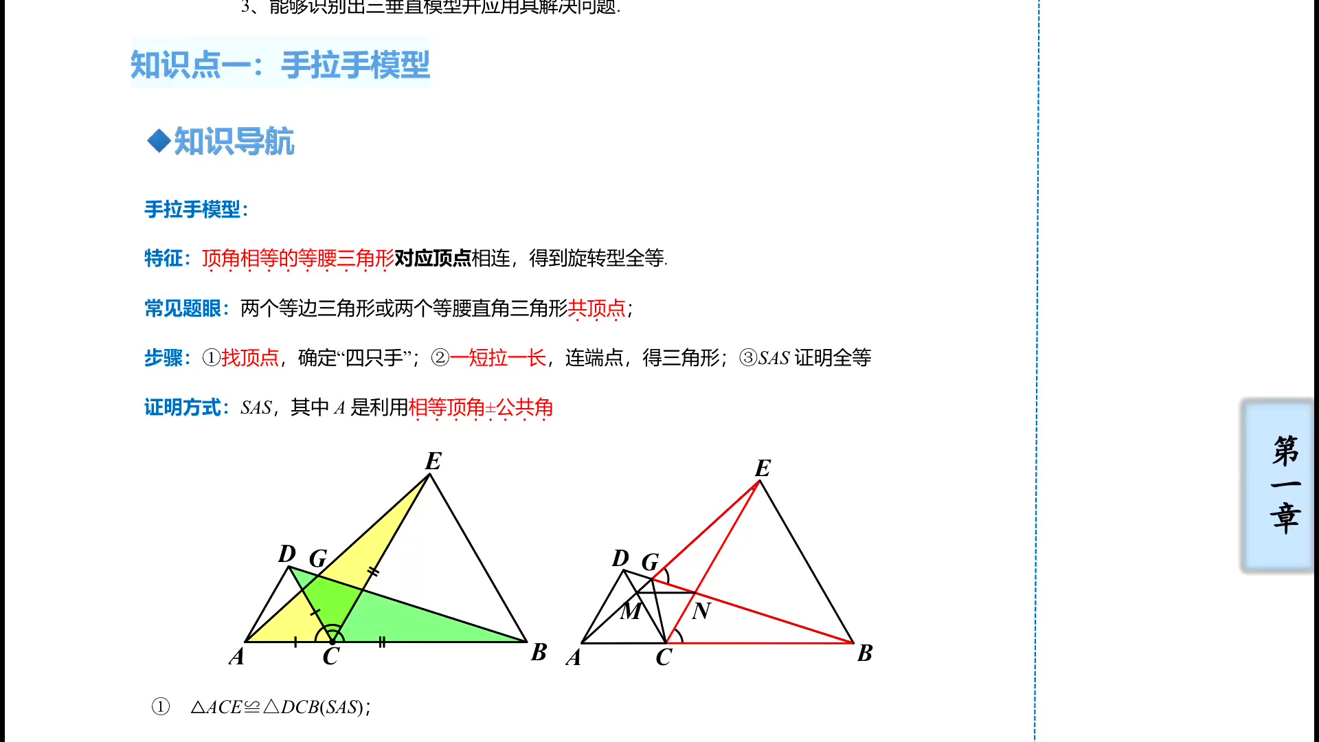 手拉手模型三大结论讲解哔哩哔哩bilibili