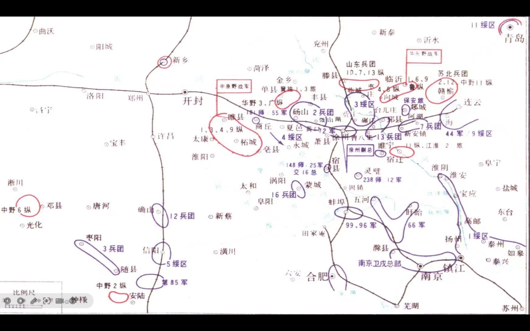 淮海战役第二阶段地图-千图网