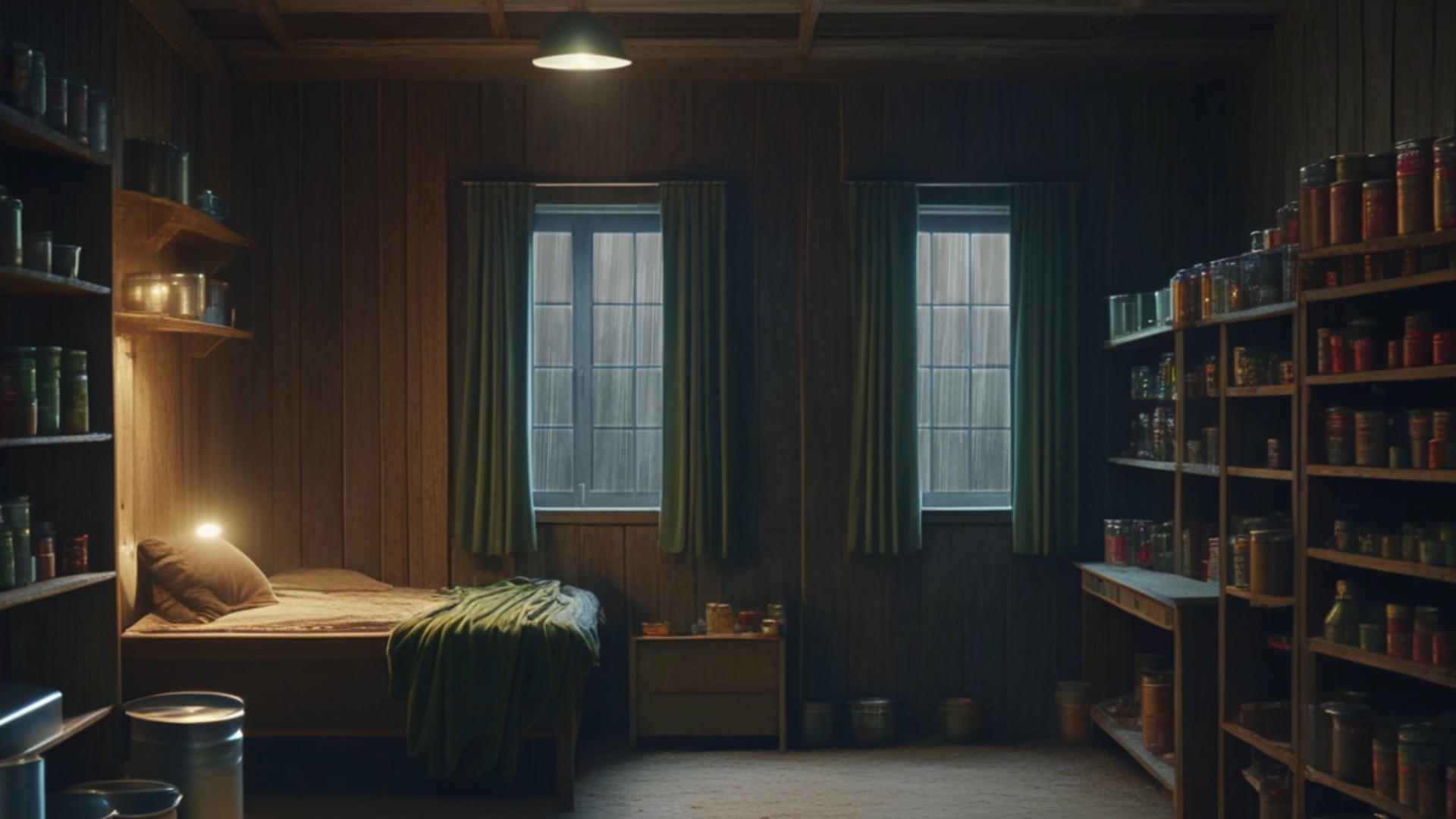 雨夜无檐之梦，解析梦中无顶房屋与内心安全感的隐喻