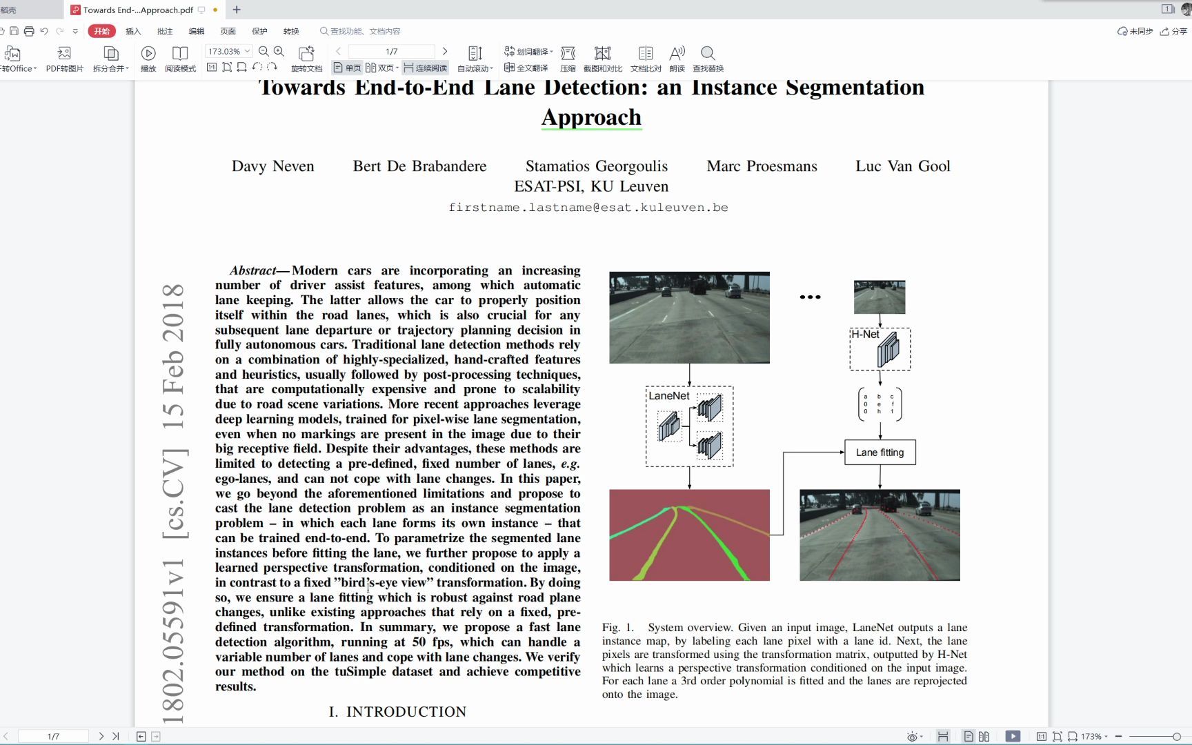 论文总结:Towards EndtoEnd Lane Detection: an Instance Segmentation Approach哔哩哔哩bilibili