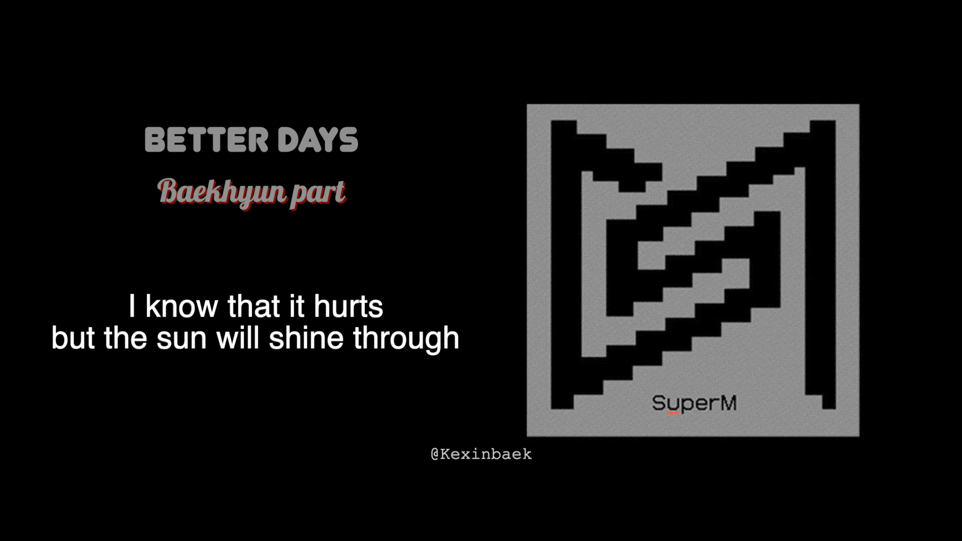 super one 伯贤 cut wish you were here together