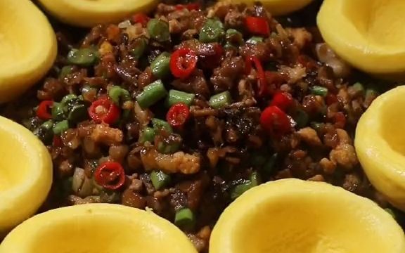 【民族美食】外婆菜这样炒,真的太香了,再搭配上窝窝头