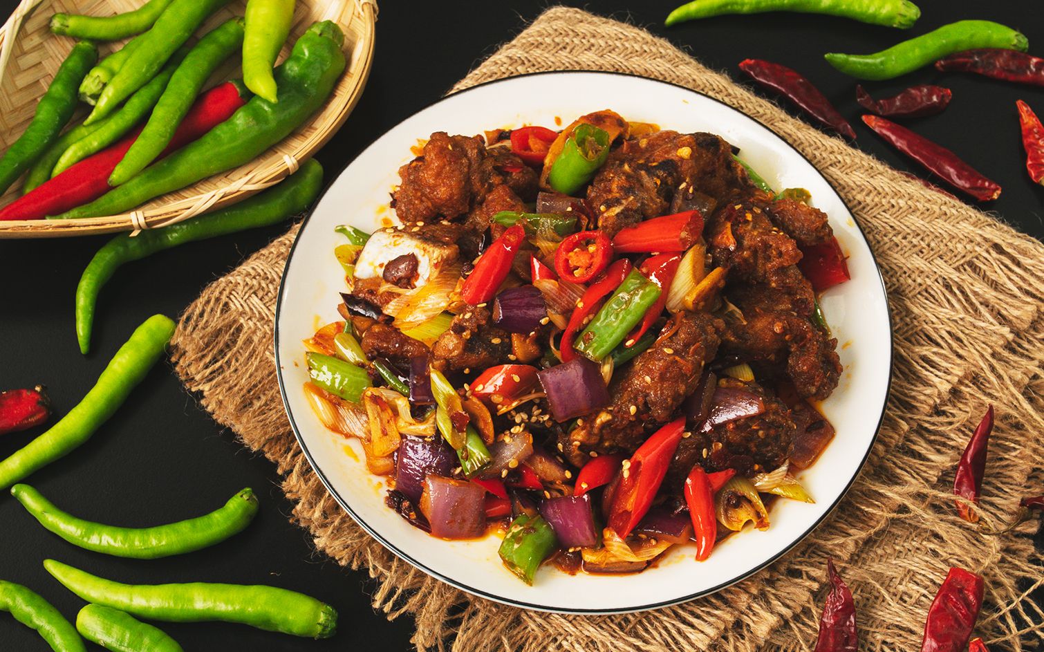 来自二荆条的恐惧~【麻辣干锅排骨】