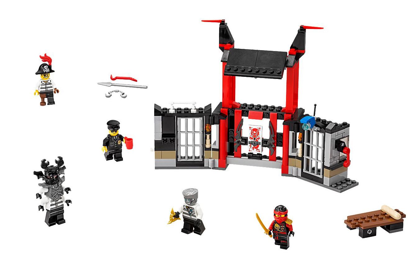 乐高lego70591幻影忍者忍者监狱大乱斗速拼评测