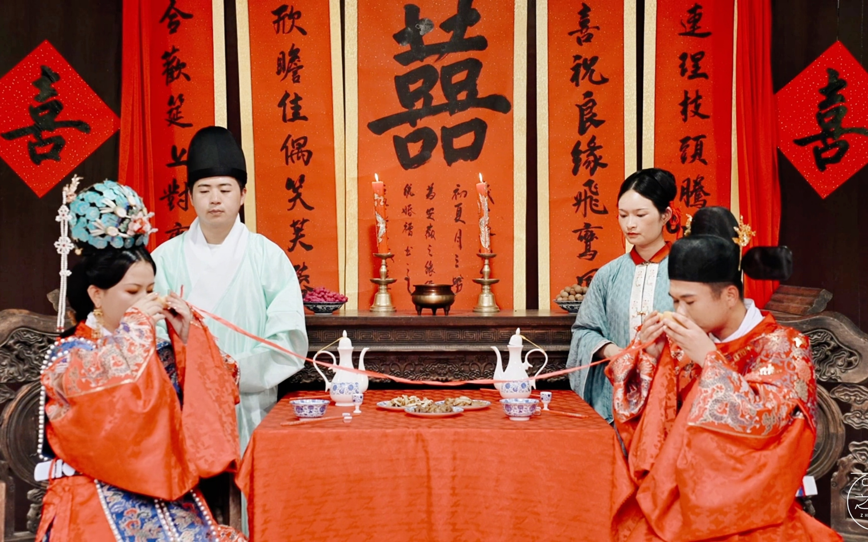 复原明制61品官婚礼(十三):同牢合卺