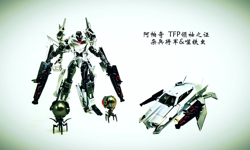 小津的变形金刚玩具视频—阿帕奇 ko版 tfp领袖之证 杂兵将军&噬铁虫