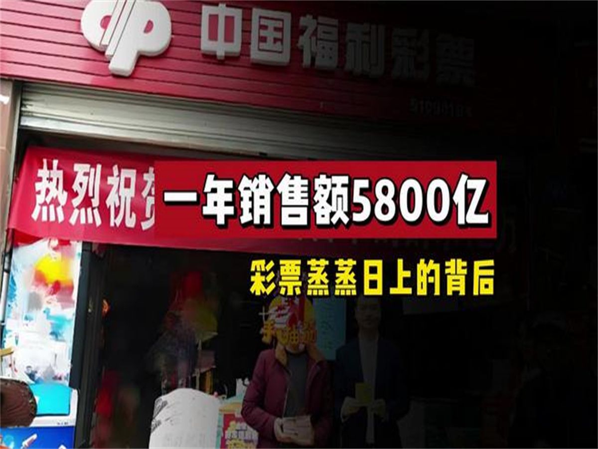 一年销售额5800亿,彩票蒸蒸日上的背后,是一场不可能实现的梦哔哩哔哩bilibili