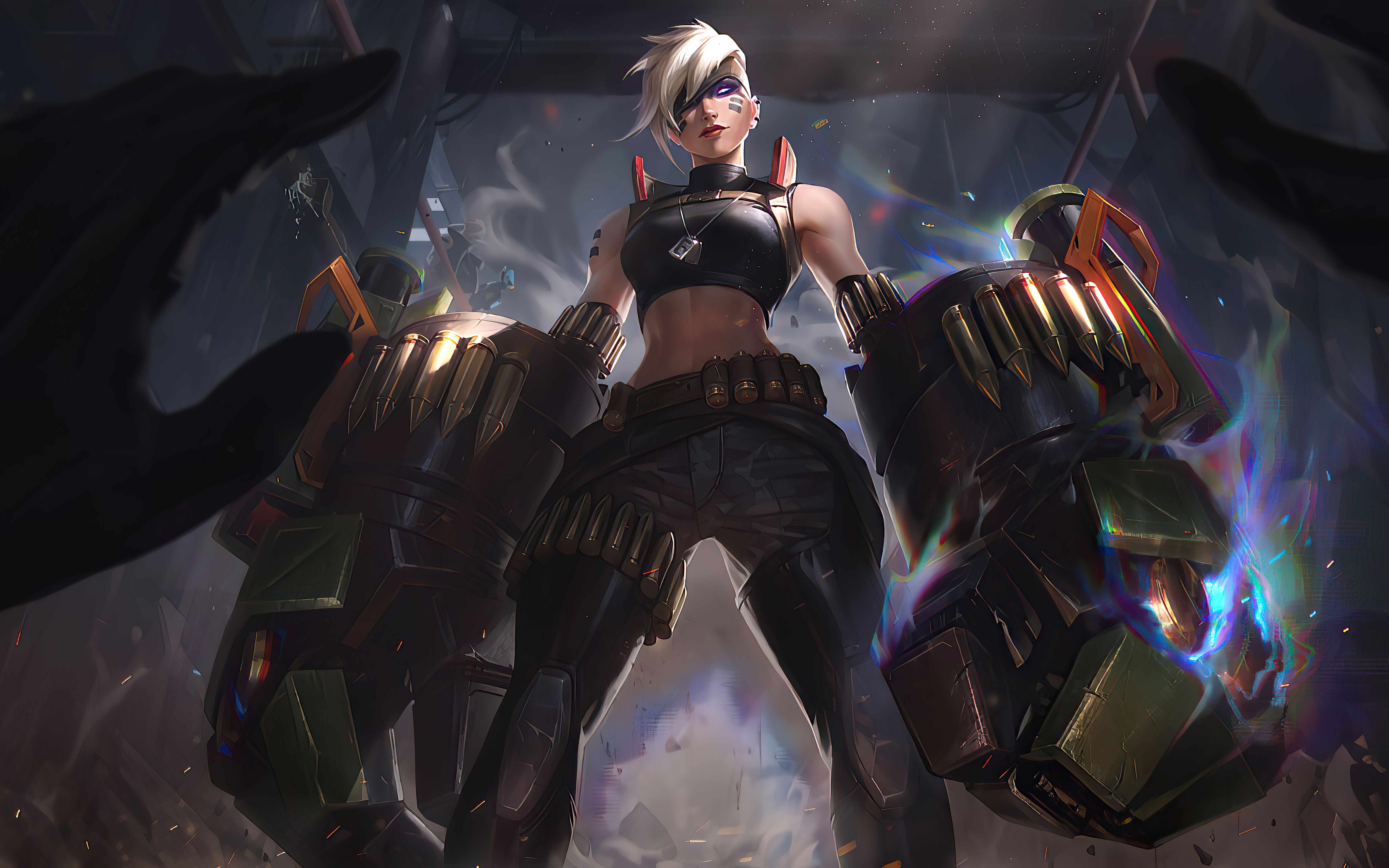 英雄联盟:皮城执法官蔚,3d模型讲解