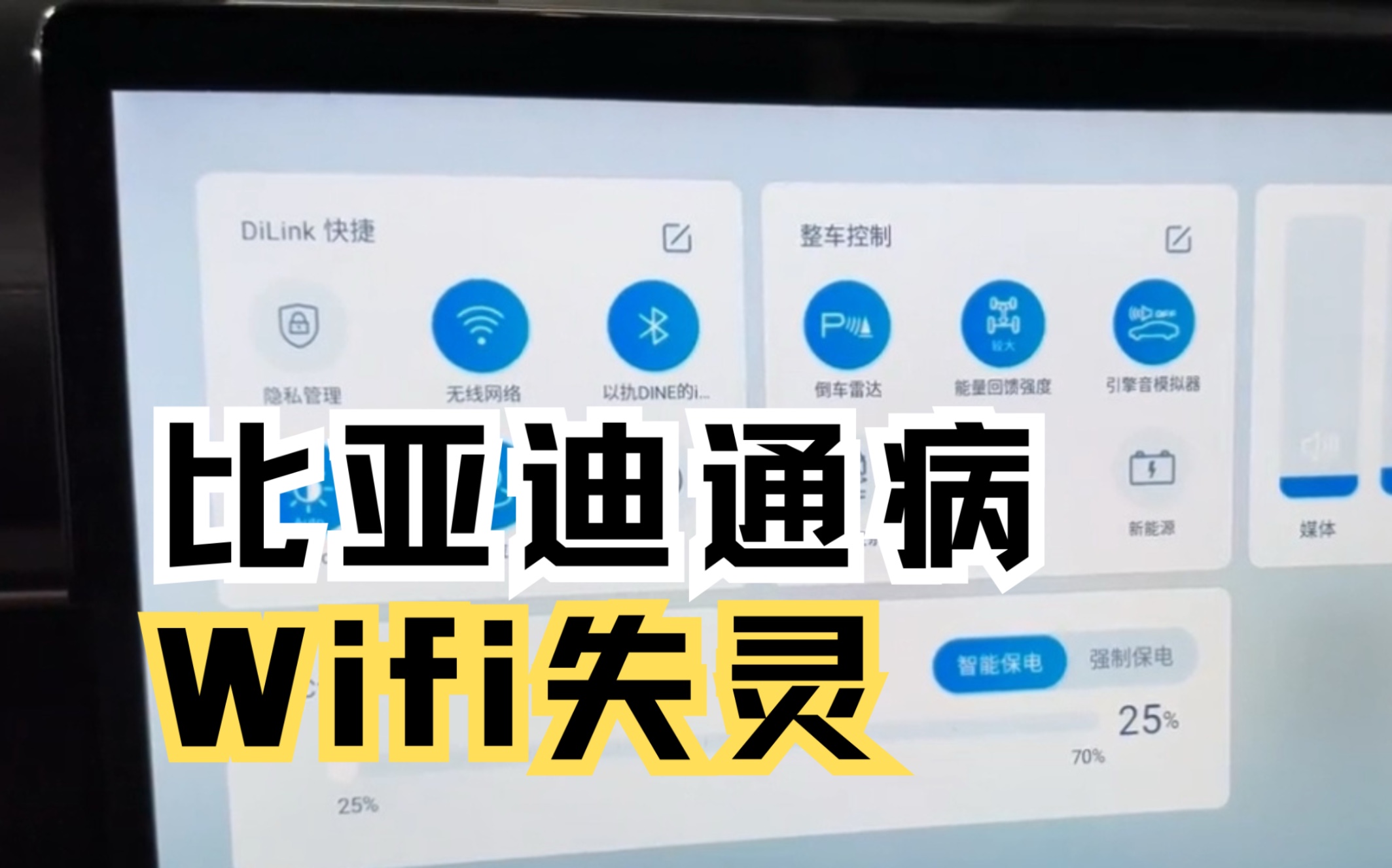 比亚迪车机wifi突然失灵怎么办?别急着找4s店,我教你一招搞定哔哩哔哩bilibili