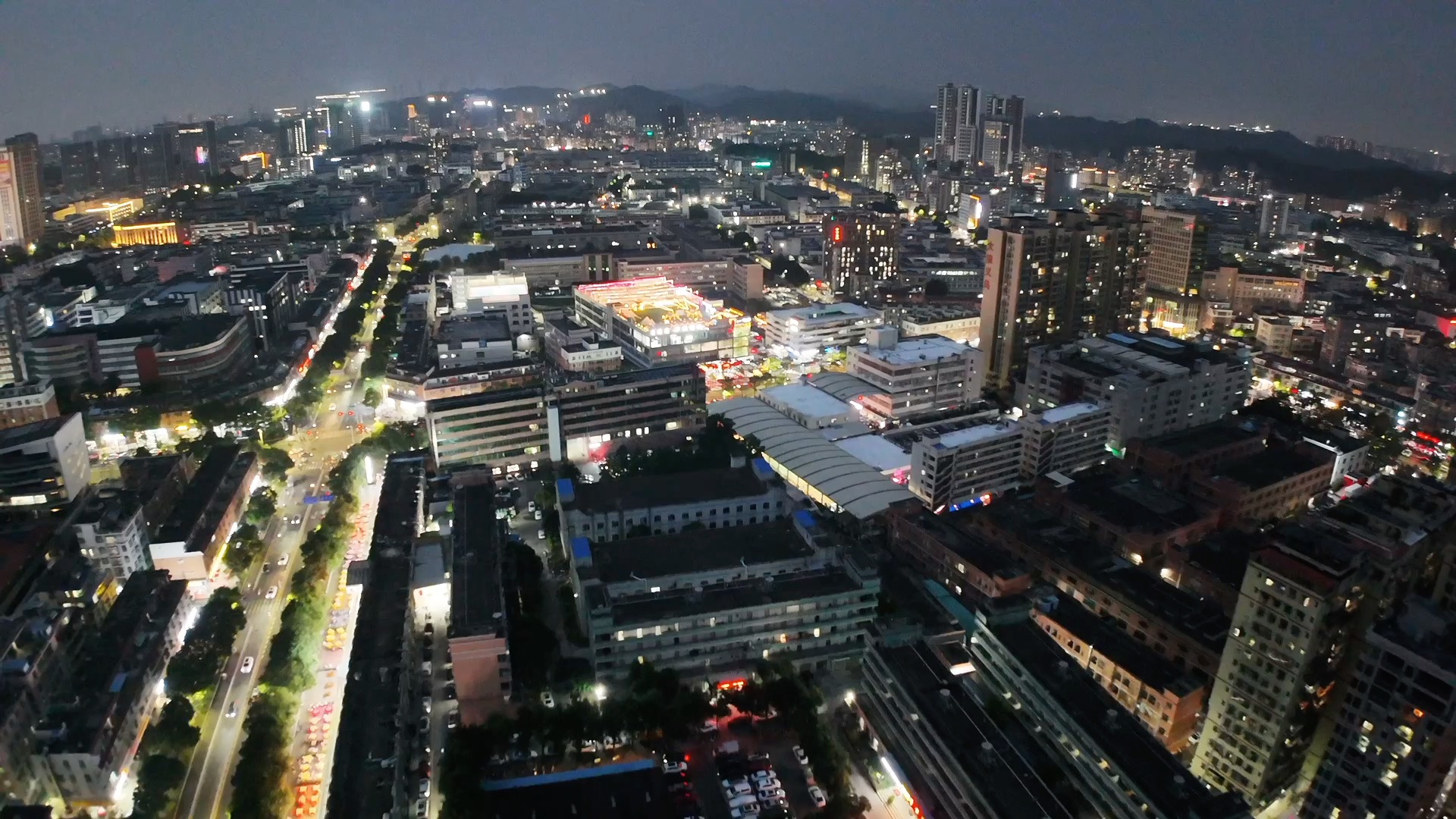 b无人机大疆air3航拍深圳大浪