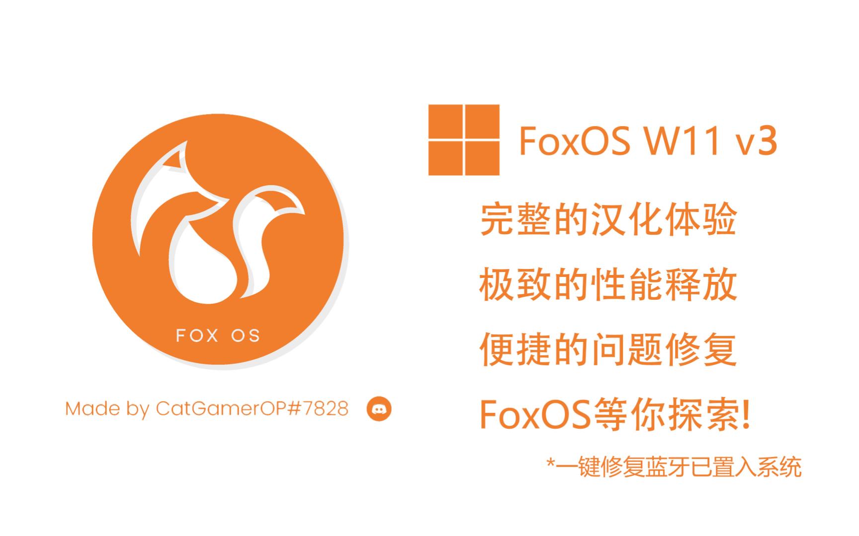 追求性能释放的定制系统FoxOS 11 23H2 v3 汉化版体验:进一步提升易用性哔哩哔哩bilibili