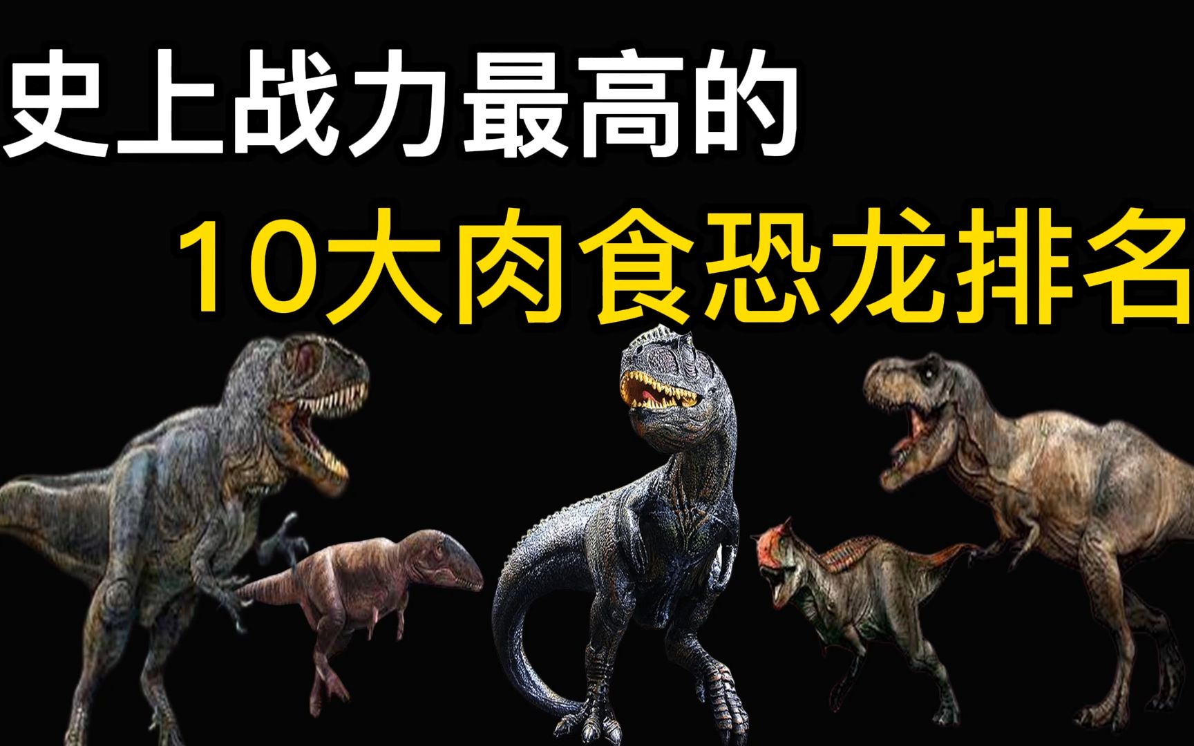肉食恐龙排名图片