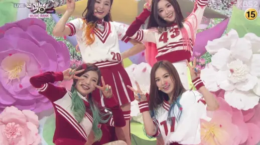 Red velvet出道舞台《Happiness》 140801 音乐银行