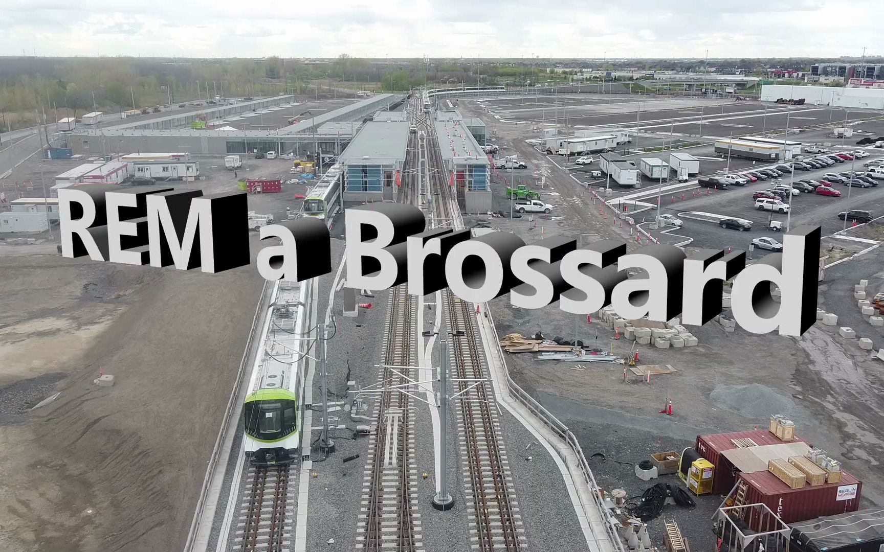 蒙特利尔轻轨rem布罗萨德站和南岸车辆段施工进展remstationbrossard