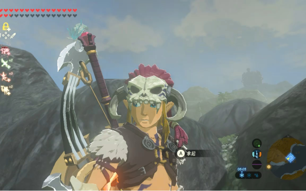 塞尔达传说 升级了蛮族套装