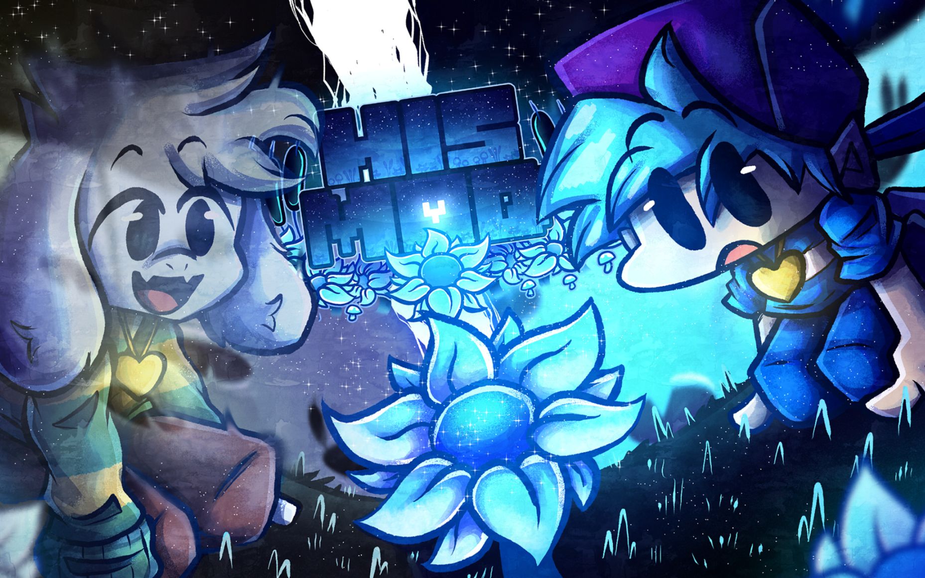 [fnf模组] 回音花 全周(his_mod_v3(vs asriel) 他的模组 vs asriel