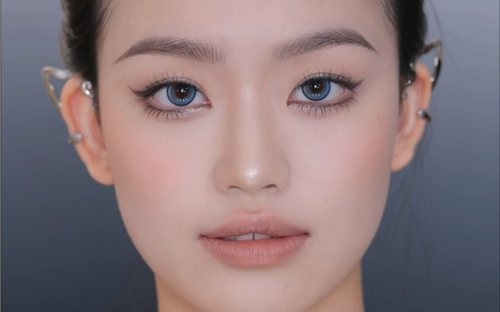 干净高级感亚裔混血感妆容