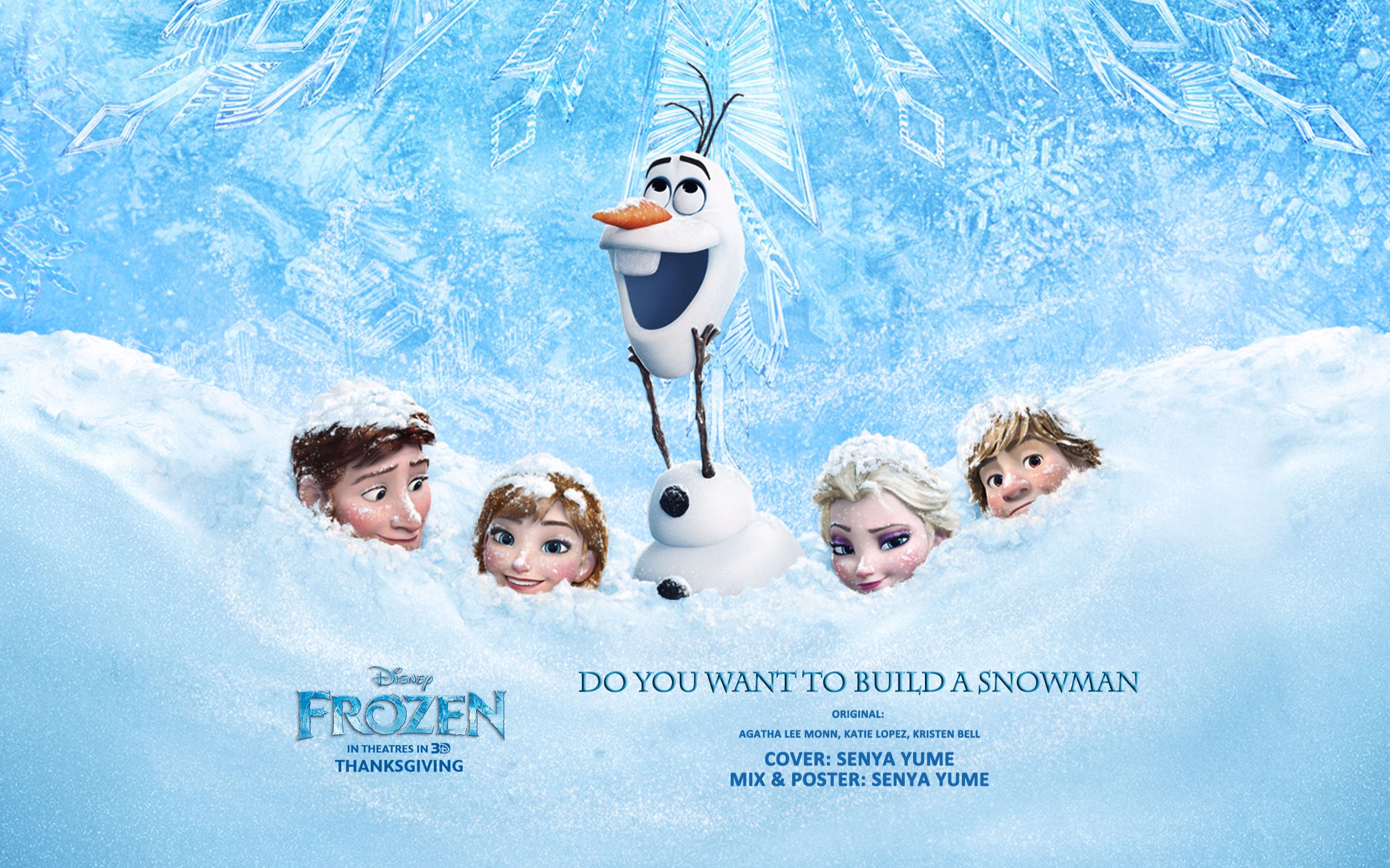 【梦儿】Do you want to build a snowman冰雪奇缘FROZEN插曲哔哩哔哩bilibili