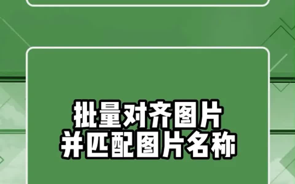 表格插入图片批量对齐图片并匹配图片名称哔哩哔哩bilibili