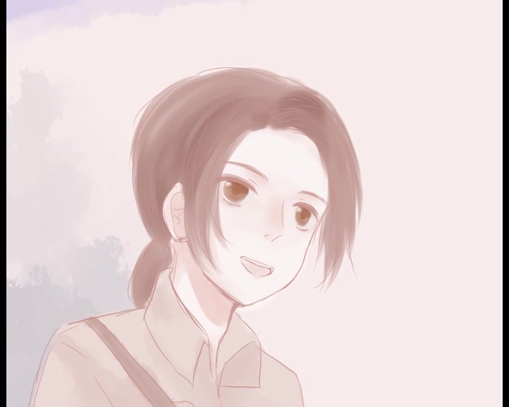 活动作品aph手书露中白桦林