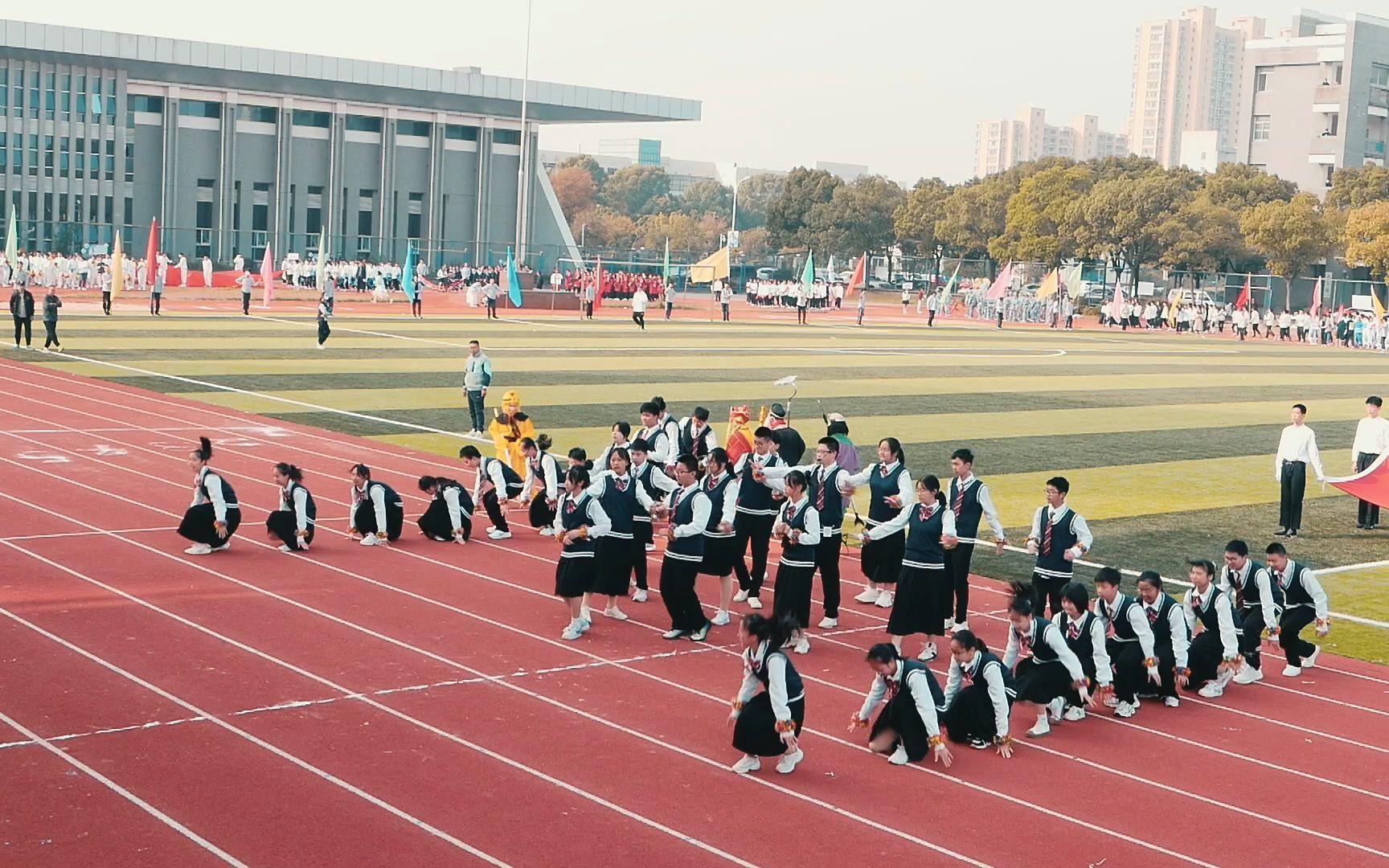 靖江外国语学校开幕式入场式八1