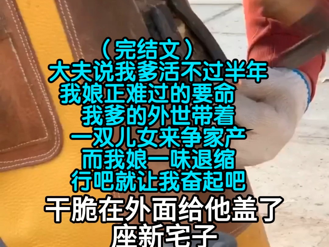 (完结文)大夫说我爹活不过半年,我娘正难过的要命,我爹的外世带着一双儿女来争家产,而我娘一味退缩,行吧就让我奋起吧哔哩哔哩bilibili