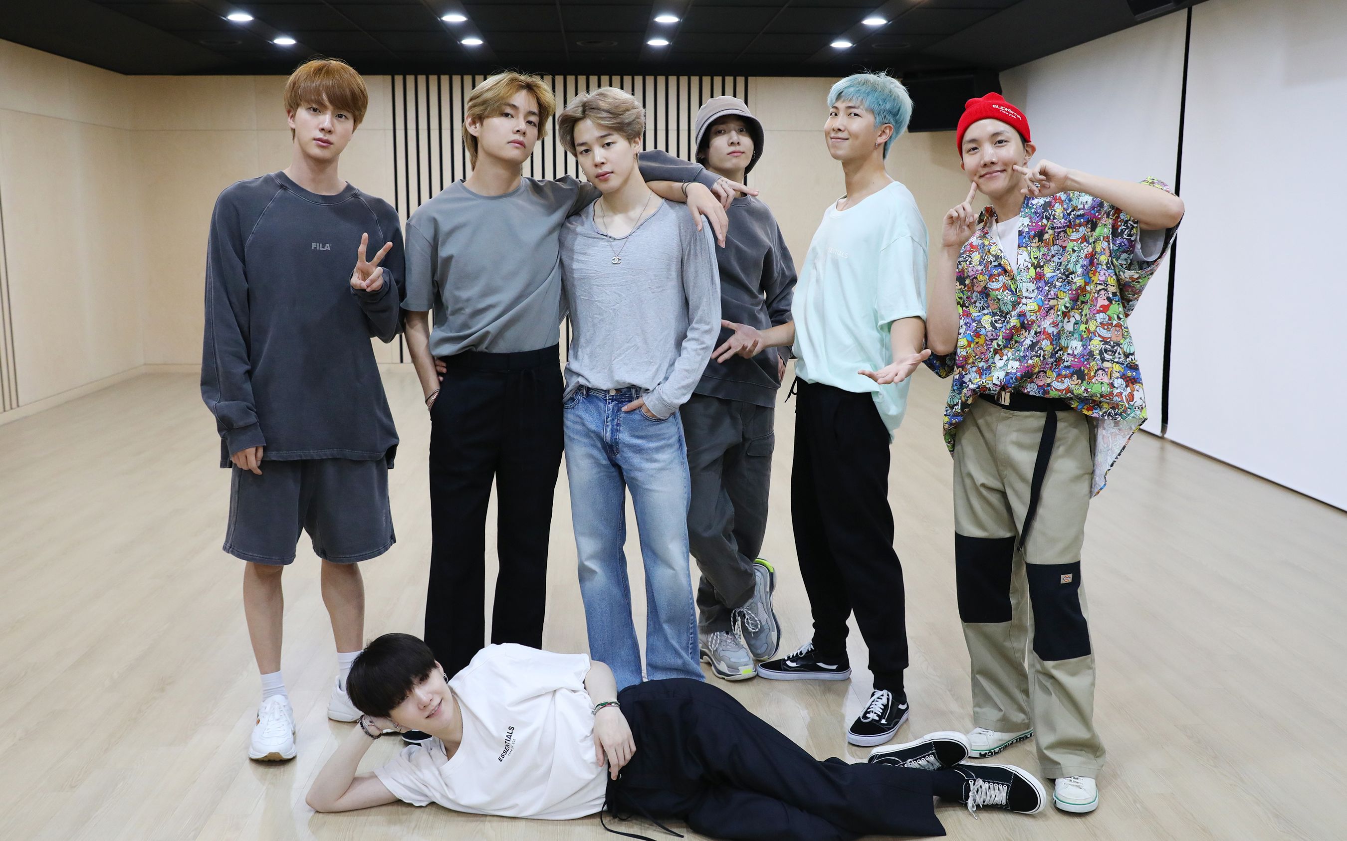 【防弹少年团】200902 bts - dynamite 练习室版