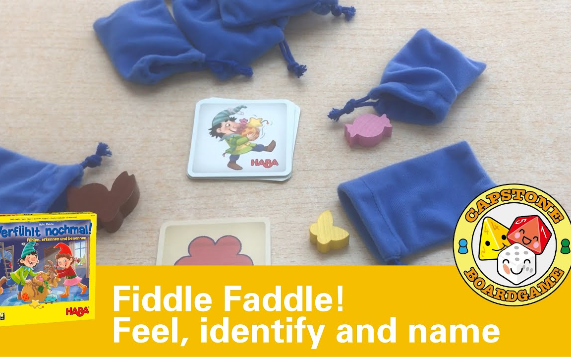 [图]【桌游游戏】[HABA 游戏教学] Fiddle Faddle! Feel, identify and name