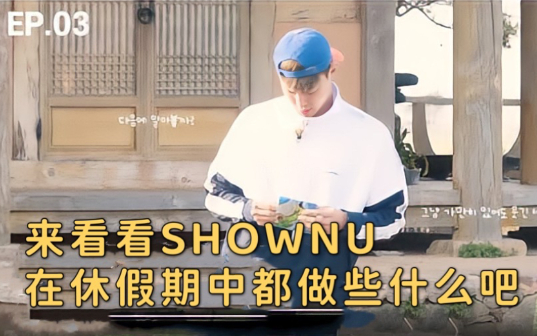 【SHOWNU】中字搬运 来看看休假中的SHOWNU都在做些什么吧——经典回顾哔哩哔哩bilibili