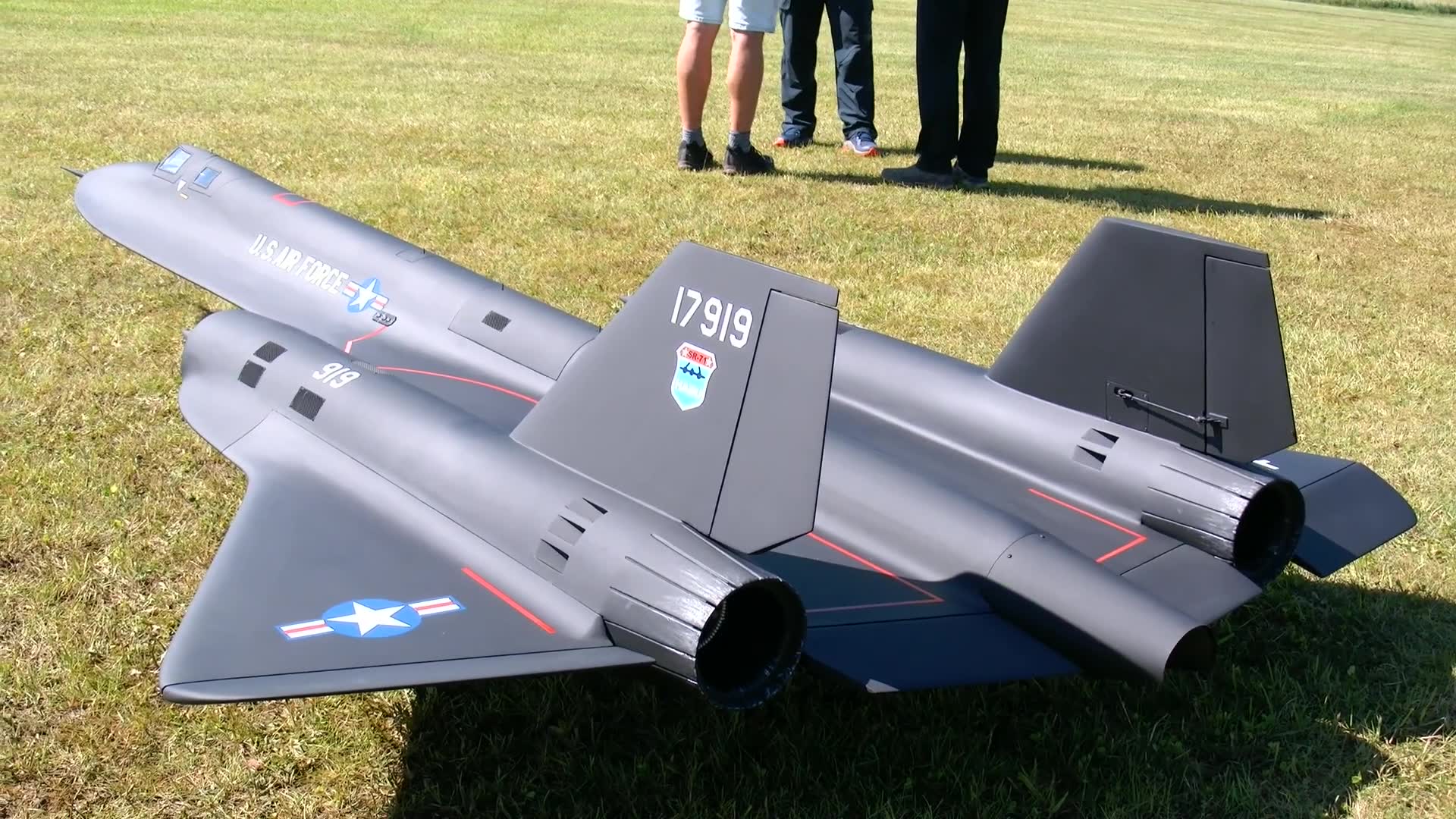 rc遥控sr-71黑鸟侦察机航模