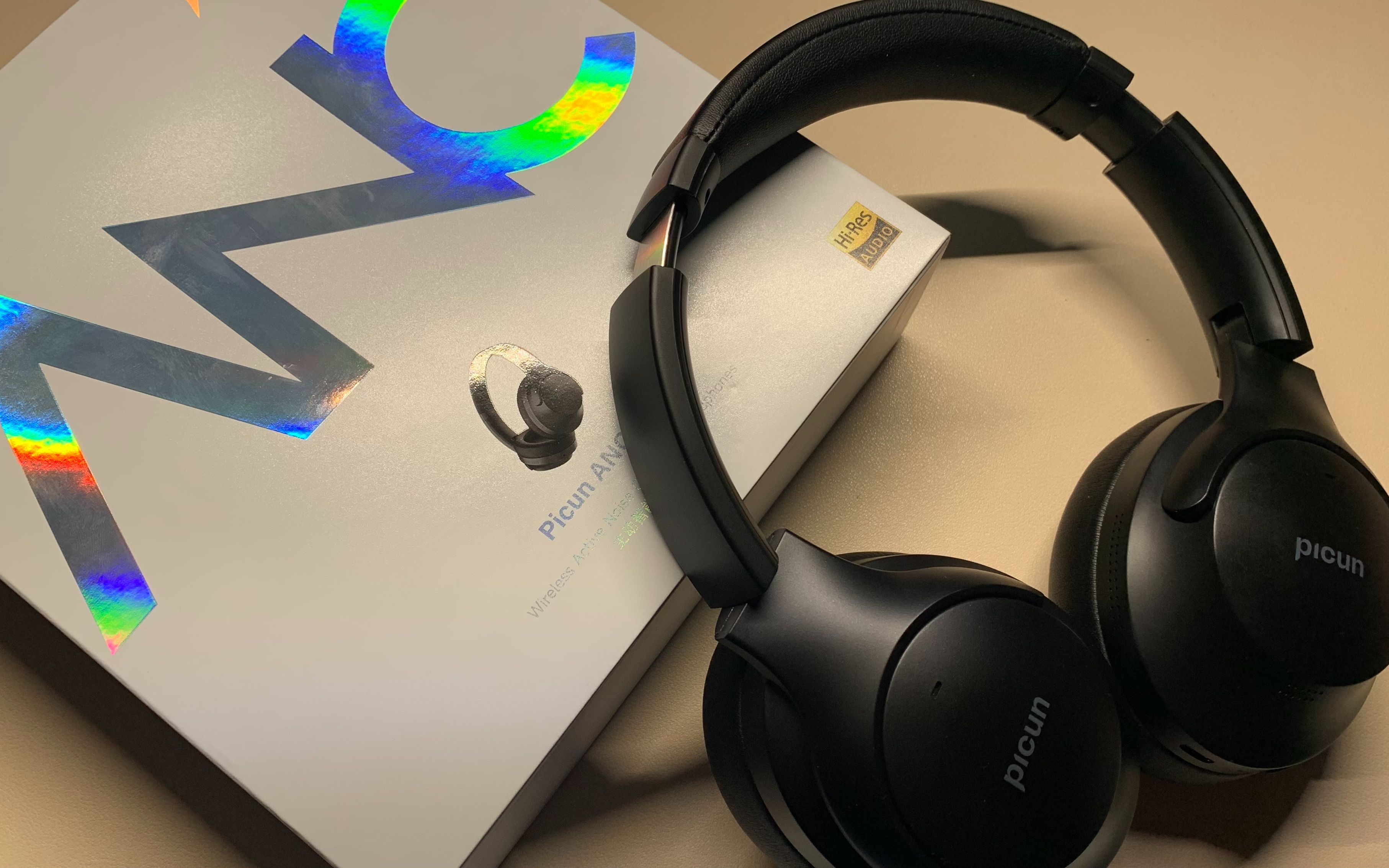 【趣物】200元的头戴式小金标降噪耳机!——品存anc05l