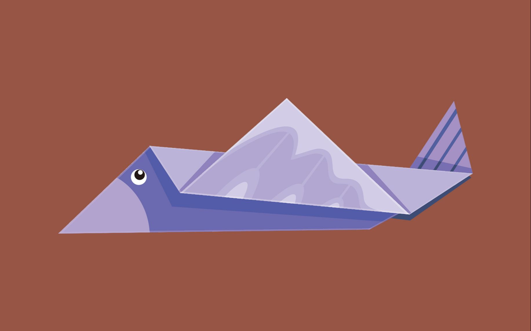 【折纸大全】飞鱼