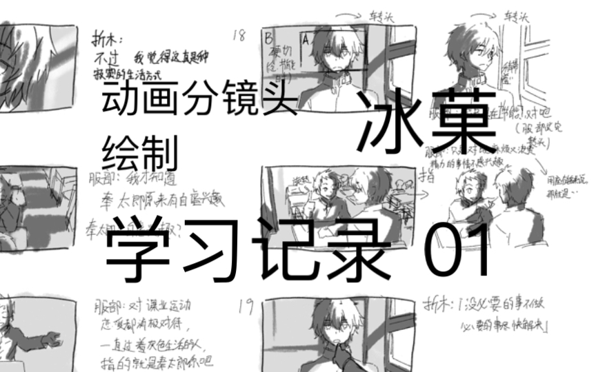 【冰菓】自学动画 分镜头临摹学习记录