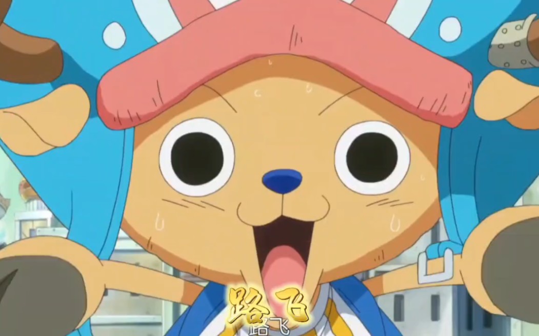 进来看可爱的乔巴喊路飞