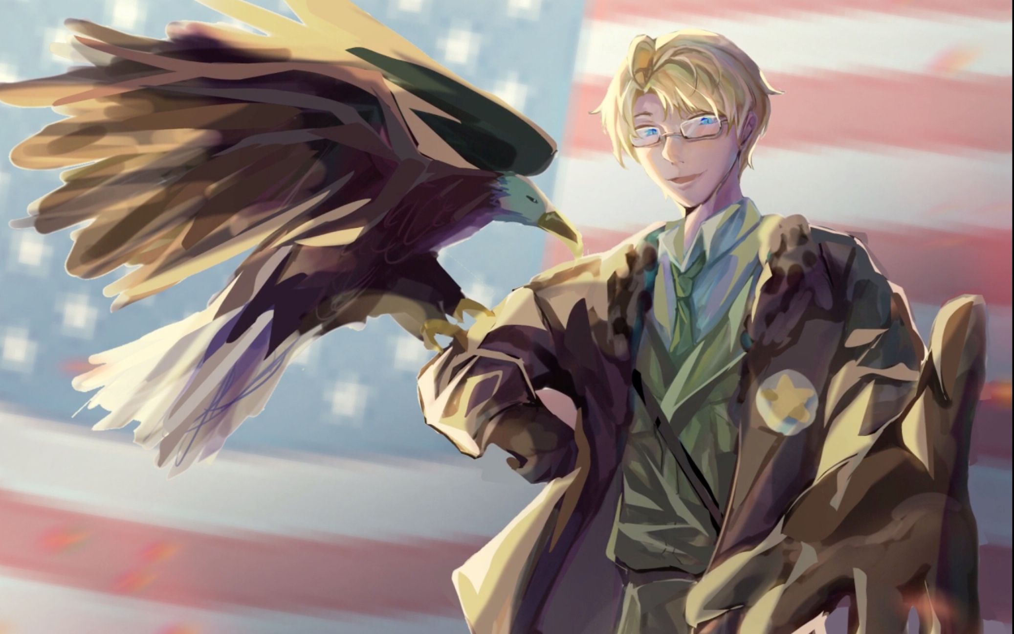 【黑塔利亚/阿尔/绘画过程】进来听歌?