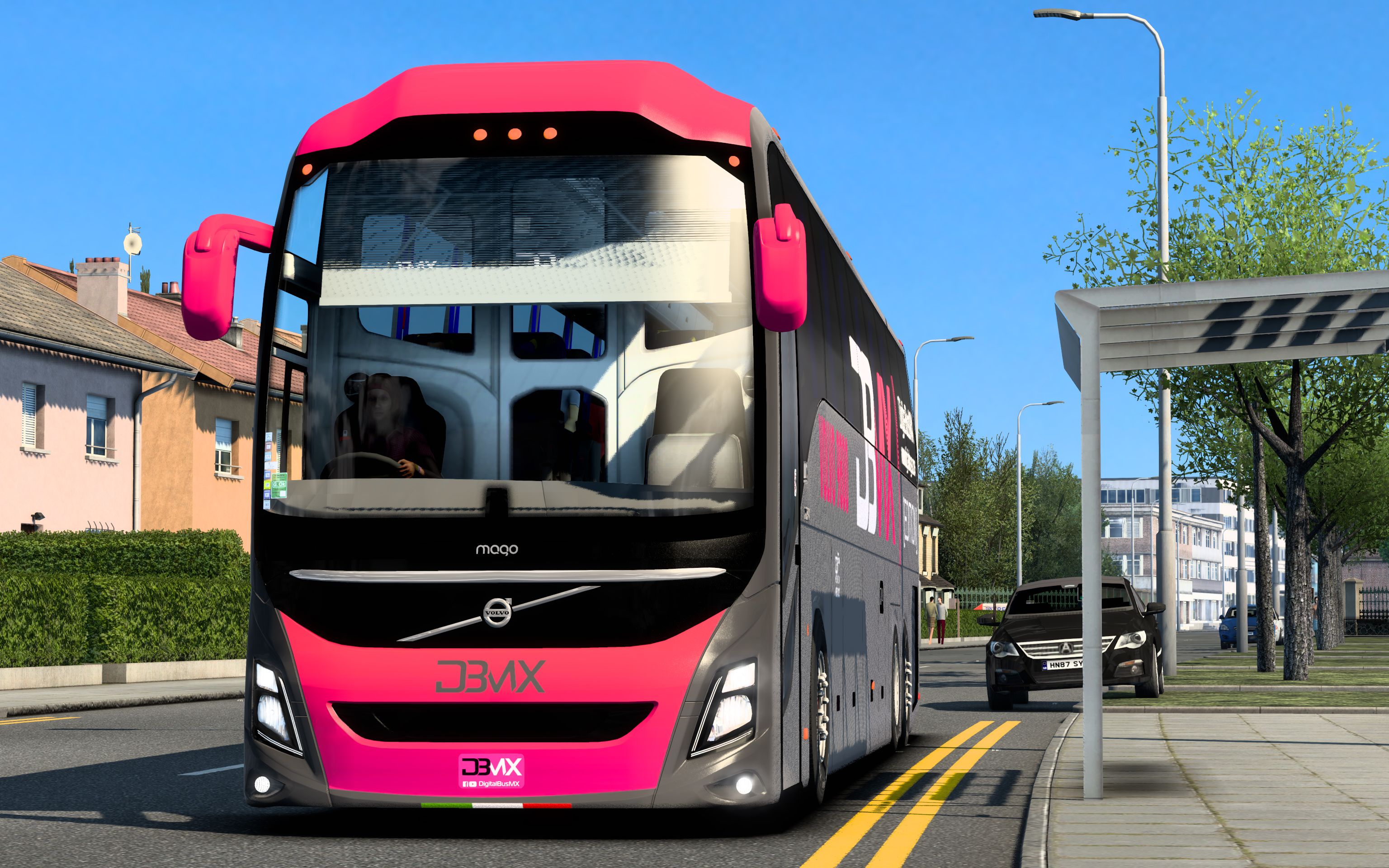 【欧洲卡车模拟2】午夜时间 - 单机 promods - 富豪巴士在苏格兰