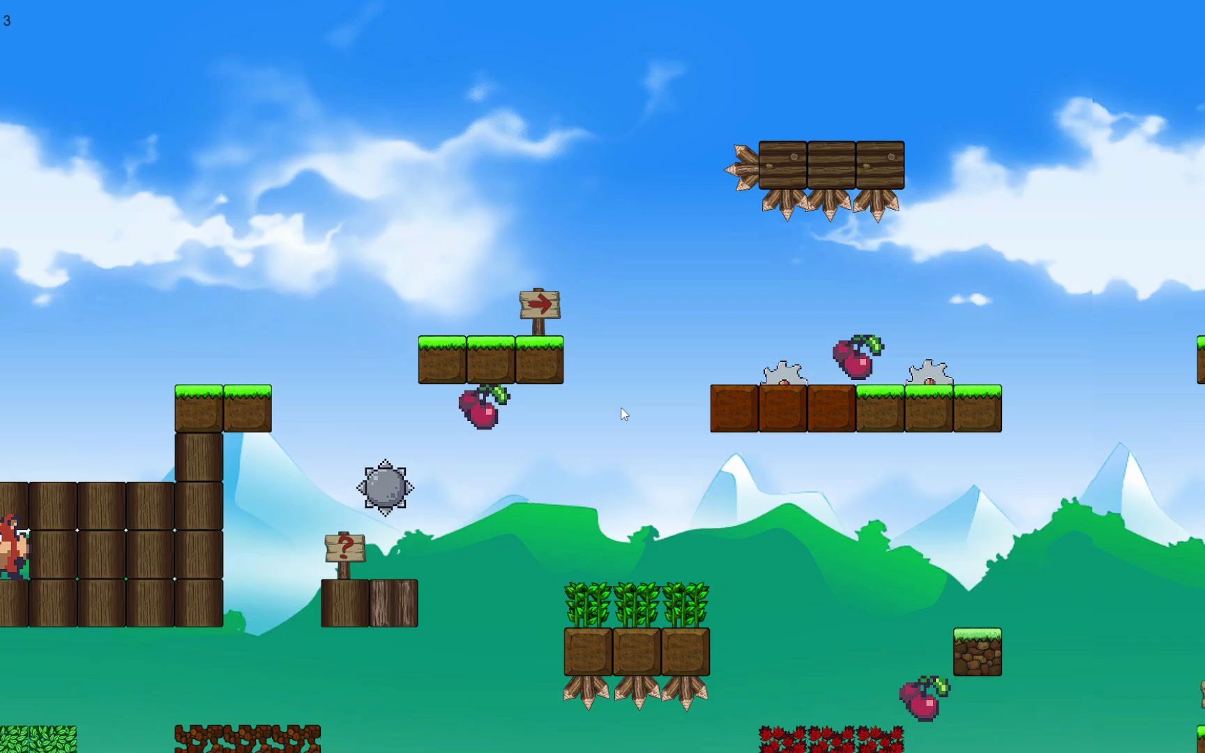 2天独自做的2d小游戏foxadventuresdemo