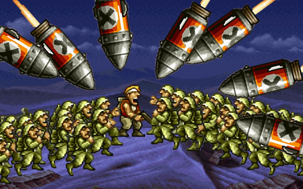 【合金弹头x】最高难度一命通关(游聚)