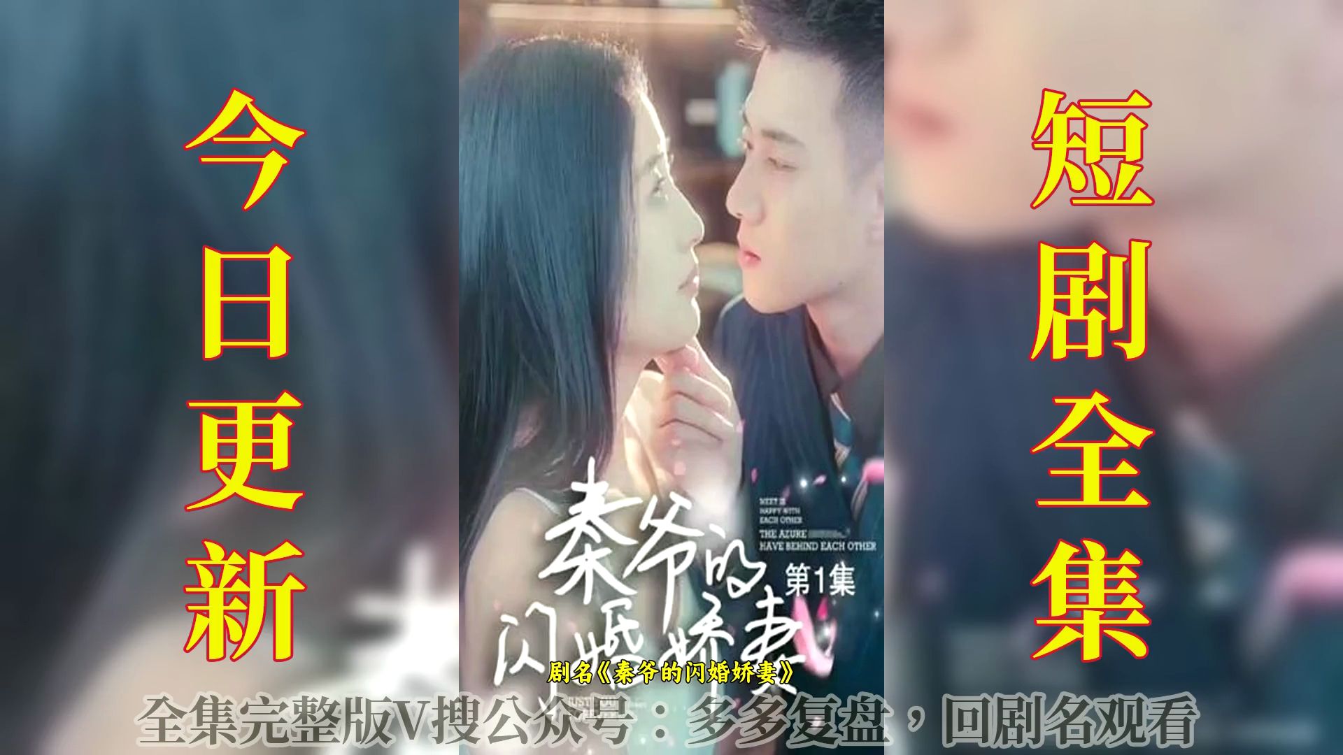秦爷的闪婚娇妻全集