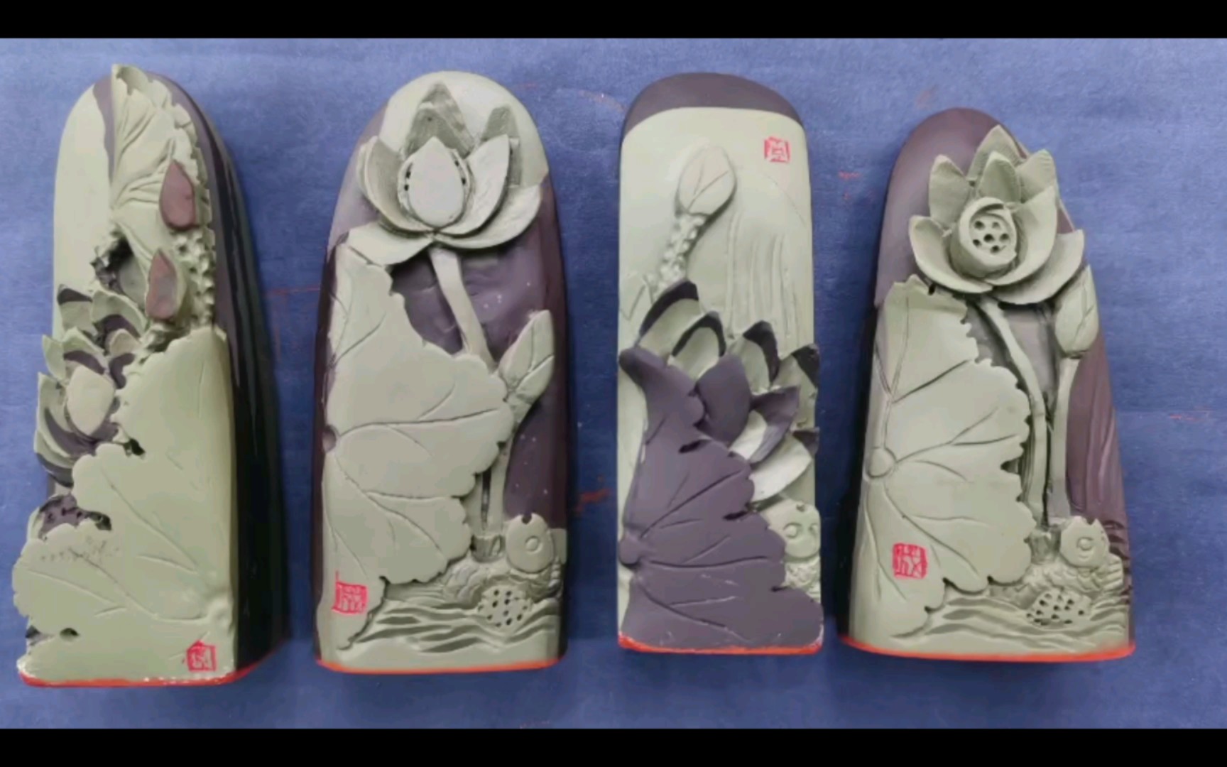 宁夏贺兰石篆刻印章西夏文