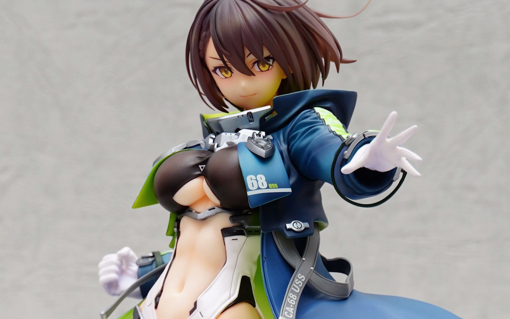 巴尔的摩 轻装版【alter】碧蓝航线 手办旋转展示