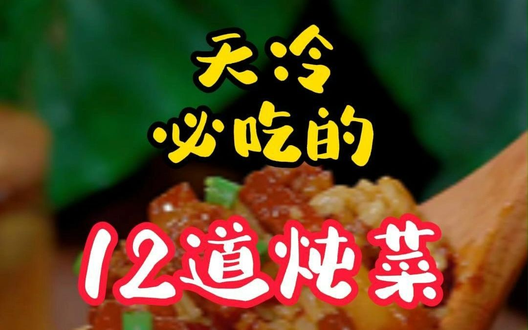 天冷必吃的12道炖菜最后一道温暖整个秋天哔哩哔哩bilibili