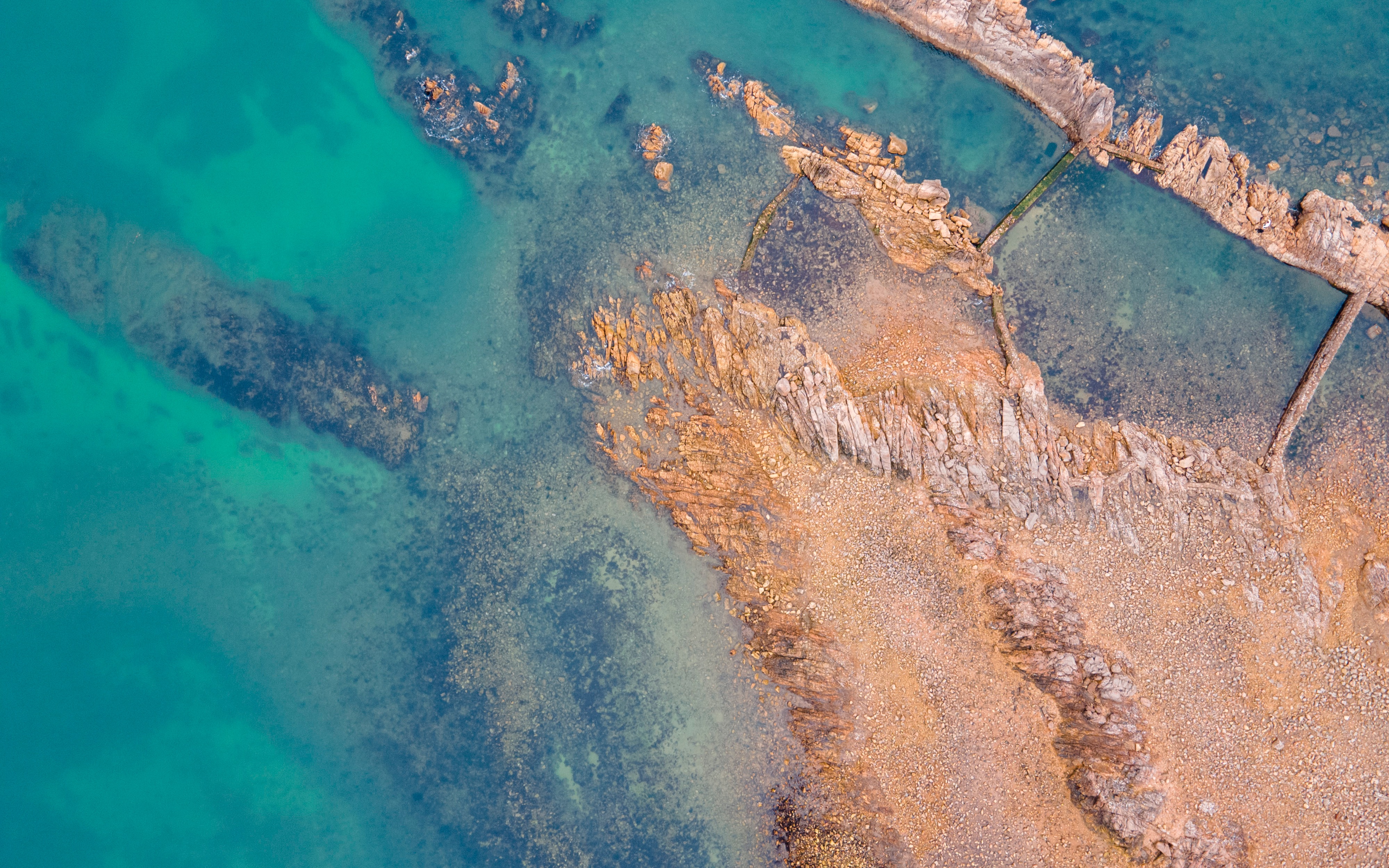 青岛的海边-航拍