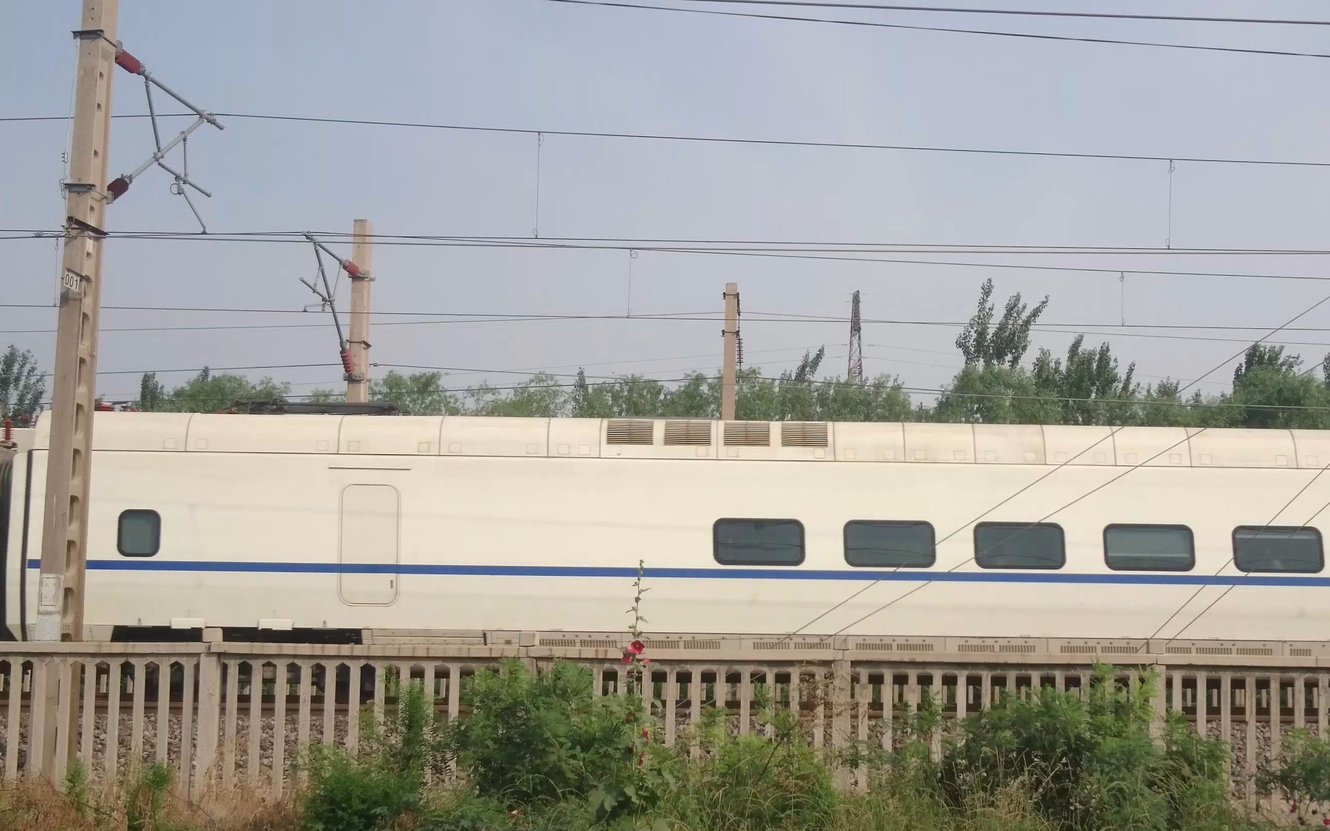 [和谐号]d6732餐车和其它动车车厢外观对比 4k