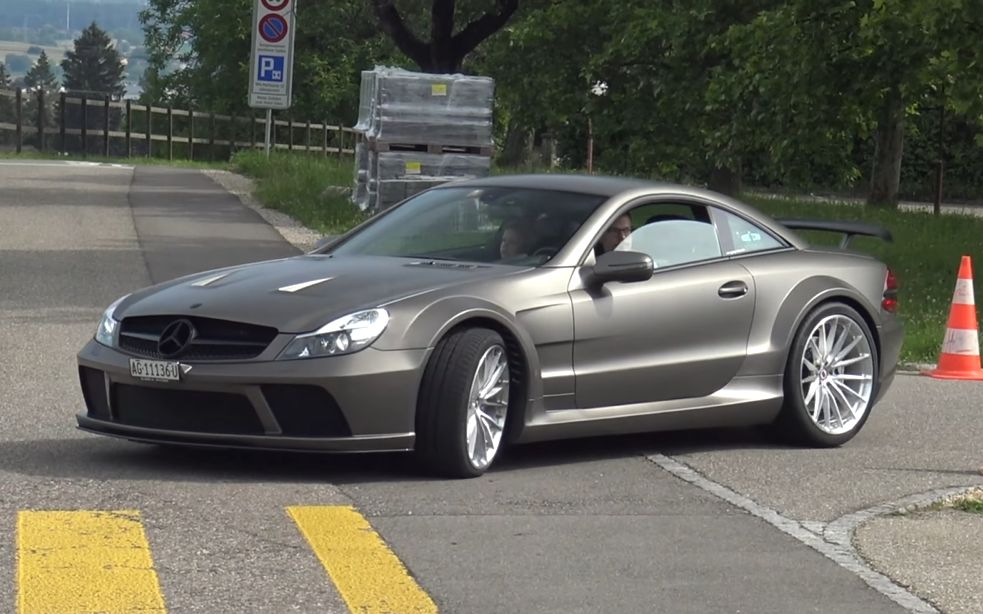 奔驰 r230 sl级 sl 65 amg black series v12 1000牛米 声浪合集