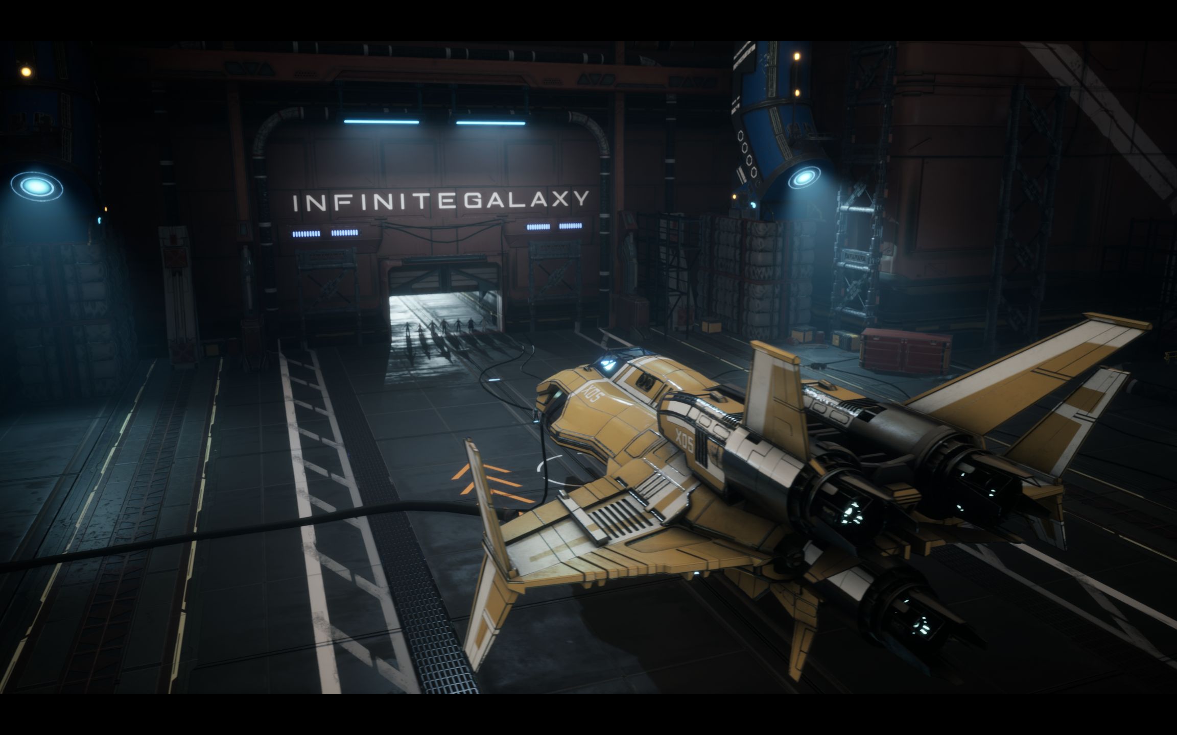 ue4 太空船舱场景