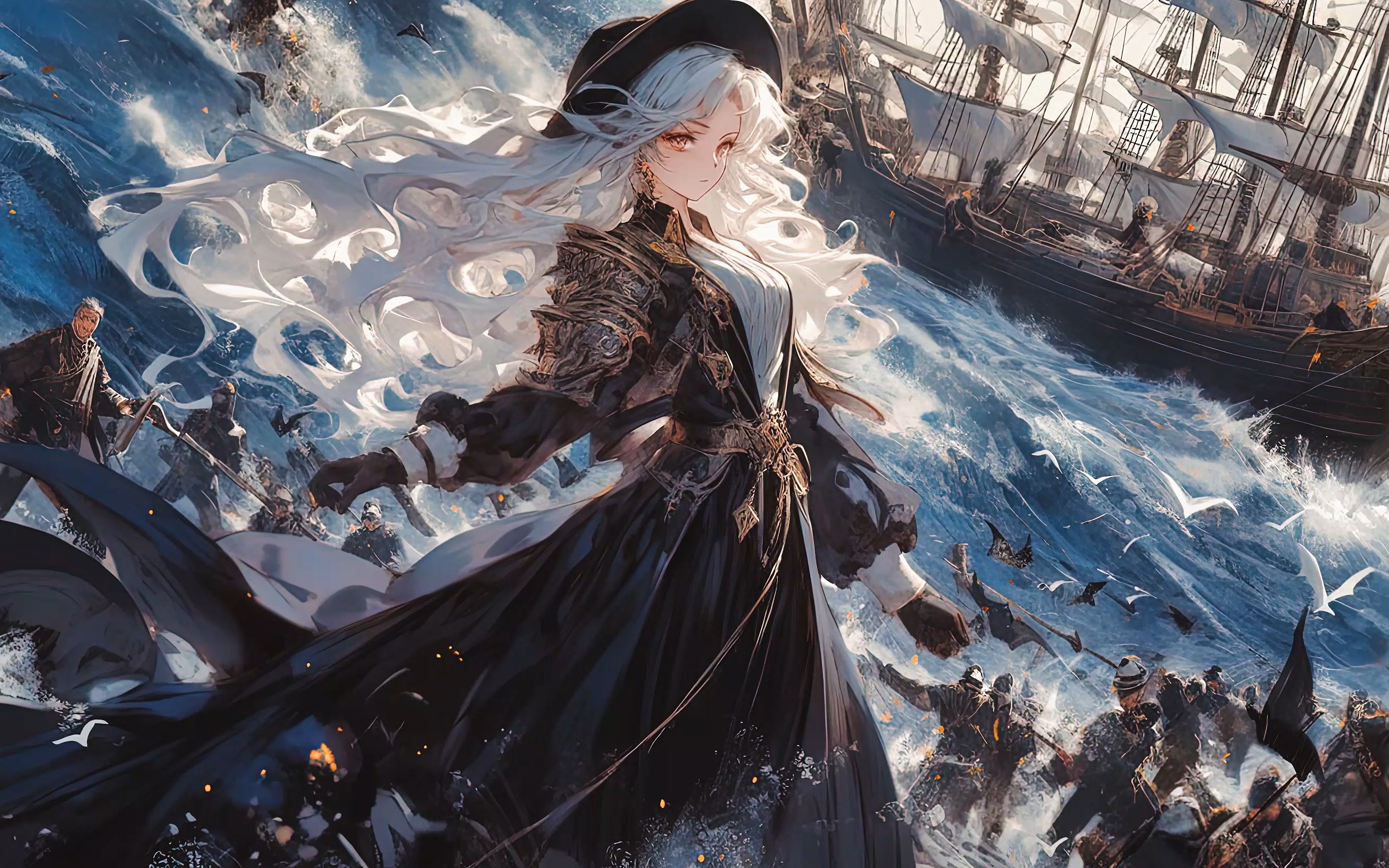 ai创作209期海盗船长——伊莲娜