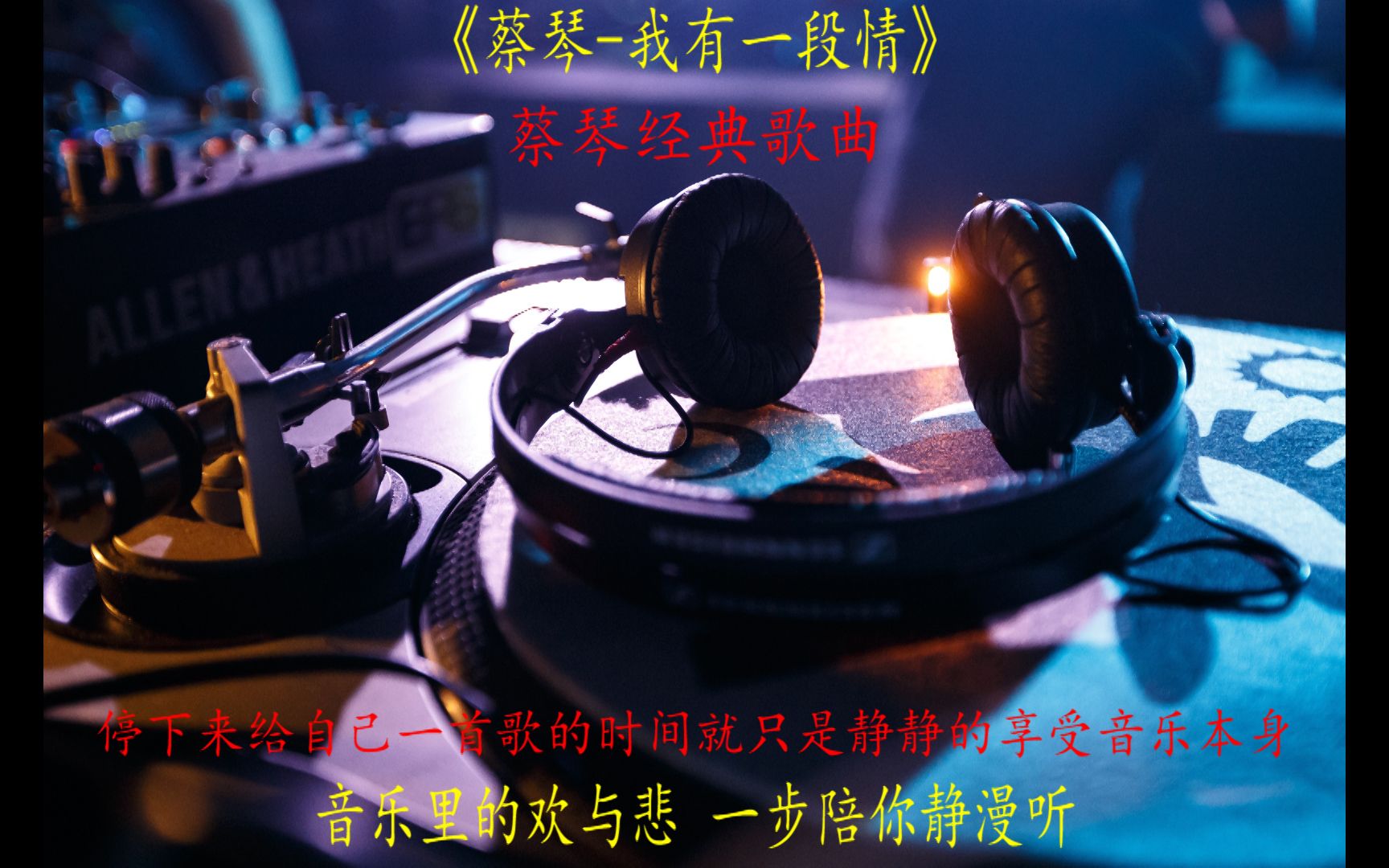 [图]至尊发烧HIFI天碟蔡琴经典曲目《我有一段情》请您静心聆听