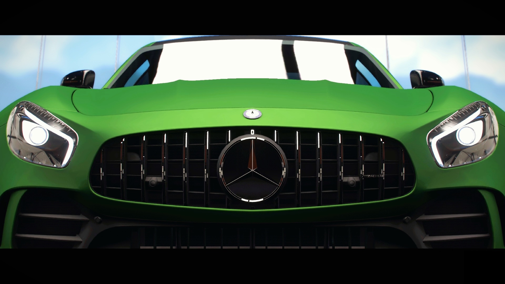 地平线5展示全球限量的amg绿魔